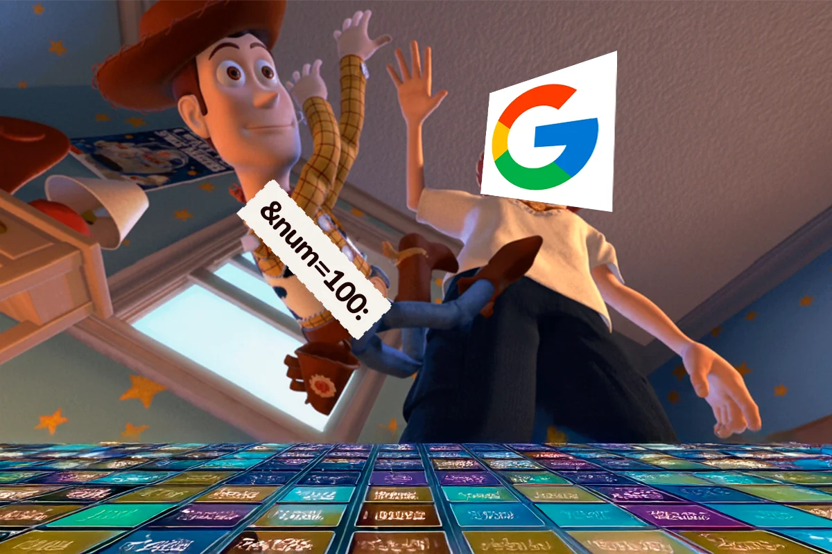 Adiós al parámetro &num=100: qué significa | WeAreContent